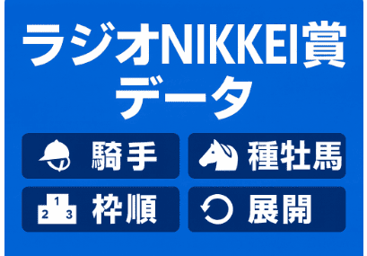 【ラジオNIKKEI賞2025】過去5年データ傾向｜騎手・種牡馬・枠順・展開から見る好走条件まとめ